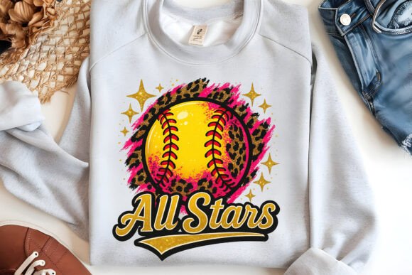 All Stars Softball Team Girls Game Day