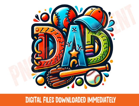 Baseball Dad PNG: A Strategic Design Asset for Game Day and Father's Day Projects