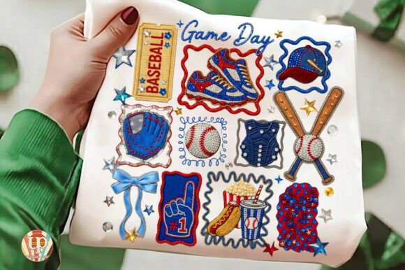 Baseball Stamp Patchwork Sports Game Day: Creative Ideas for Fans and Crafters Alike
