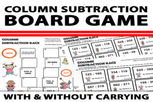 Column Subtraction Board Game