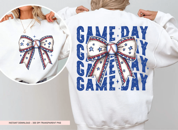 Enhance Your Creative Projects with Baseball Bow PNG, Game Day PNG, and Ball PNG Graphics