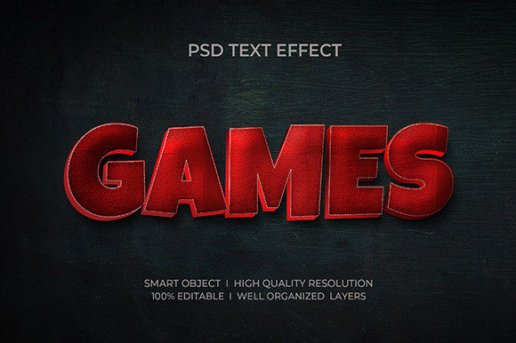Game 3D Text Effect Red Style: Instant Design Impact