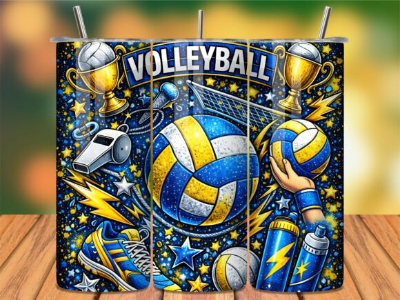 Game Day Gold Volleyball Sports Tumbler: A Strategic Tool for Branding and Personal Expression