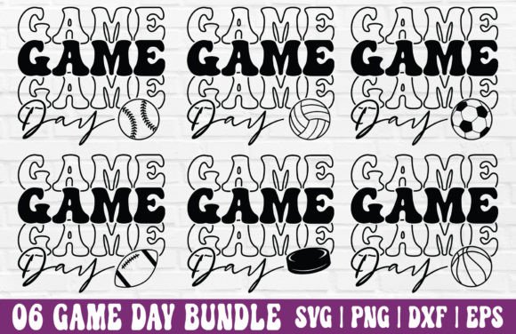 Game Day SVG Bundle - Sport PNG: Elevating Fan Gear and Creative Projects