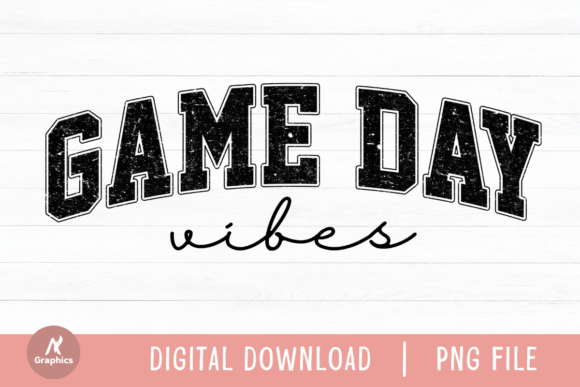 Game Day Vibes Retro Varsity PNG: Style Meets Versatility