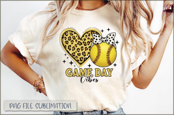 Game Day Vibes Sublimation: A Creative Asset for Baseball Enthusiasts