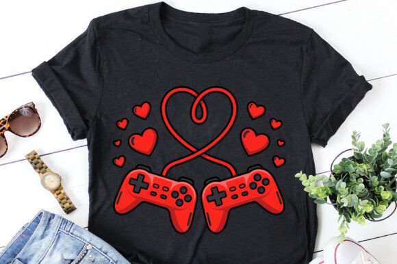 Gamer Game Controller Valentine's Day Design