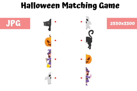 Halloween Matching Game for Kids