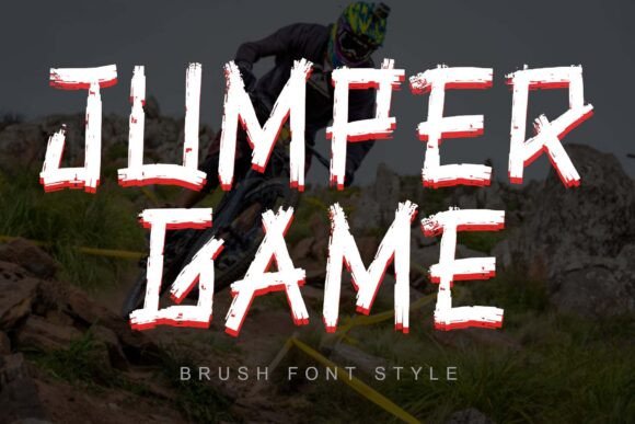 Jumper Game: A Modern Brush Font for Creative Impact