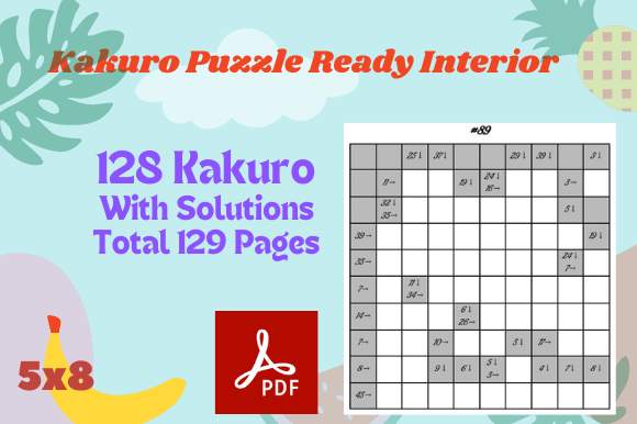 Kakuro Game 128 Puzzle Games for Creative Minds