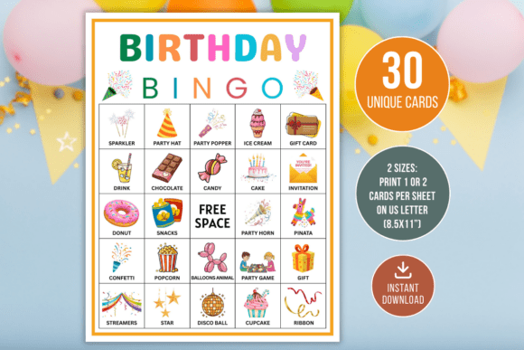 Printable Birthday Bingo: A Fun, Screen-Free Game for Kids