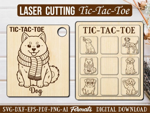 Puppy Baby Dog Tic Tac Toe Puzzle Game – A Charming Twist on a Classic Favorite